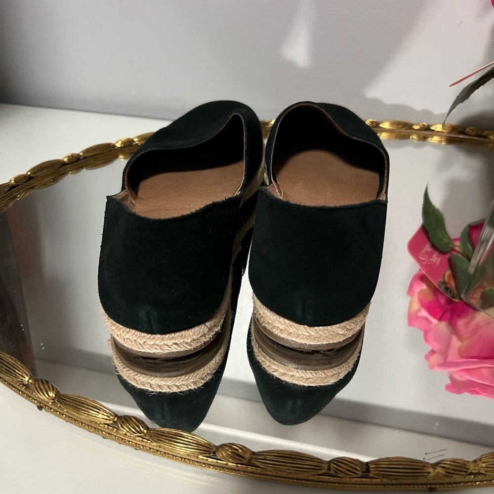 Adam Tucker Black Espadrilles with Suede Upper - Picture 3 of 4